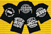 custom christian t shirt design bible verse and faith based tees