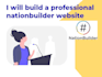 design and customize unique nation builder for campaign and winning election