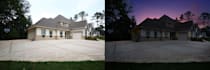 edit day to dusk, virtual twilight photo