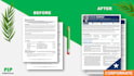 write and design a resume, cover letter and linkedin profile