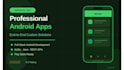 develop a professional android mobile app in java for your business