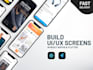 design and implement frontend UI and UX screens in react native and flutter