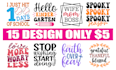 make creative svg, cut file, png, eps, dxf design bundle