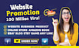 do targeted promotion for your website business amazon book game or product