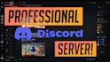make professional discord server for you