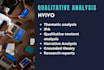 do thematic analysis by using nvivo, maxqda