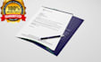 do professional letterhead design with word template only 4 hours