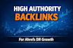 increase ahrefs DR with white hat authority backlinks