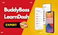 build buddyboss learndash membership community website