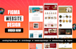 design figma landing page , figma website UI UX design for high conversions
