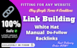 do 150 whitehat high da manual SEO backlinks, contextual dofollow link building