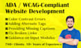create website ada and wcag compliant