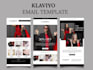 build klaviyo email template design for klaviyo email flows