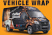 do company van wrap design, car wrap design, truck wrap design