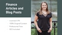 write a blog on any finance topic