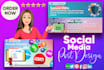 create scroll stopping social media posts for your brand