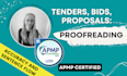 proofread, grammar check your proposal tender bid content