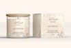 design candle label and packaging
