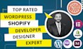 convert a website PSD figma HTML design into wordpress and shopify