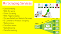 do web scraping, data mining from any website using python