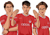draw cartoon vector portrait from your group or team photo