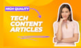write unique tech article blogs and technology content