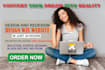 design, redesign, or develop a wix website development
