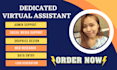 be your virtual assistant, personal assistant, admin support