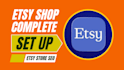 set up an etsy shop with SEO