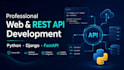 develop web applications with python django and fastapi