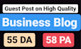 publish guest post on business blog