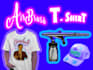 make airbrushed t shirt design digitally