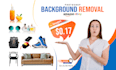 expertly cut out or remove 300 images background in 1 day