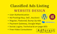 create wordpress classified ads website with adforest lisfinity or adifier theme