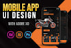 professional mobile app UI design