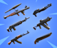 3d model stylized weapons and assets for videogames