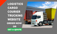 create logistics website, trucking, cargo, dispatch website