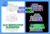 do floor plan, elevations and sections in autocad