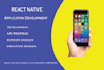 develop a cross platform app using react native