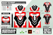 design and layout sublimation jersey or esports jersey