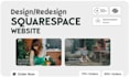 build squarespace website design redesign and customization