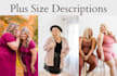 write plus size fashion blogs and clothing descriptions