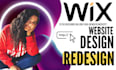 redesign, design, or develop your wix website