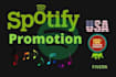 promote spotify tracks or organically on spotify