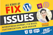 customize, redesign fix, revamp wordpress website design