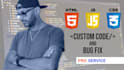 be your HTML5, css3, js, jquery bootstrap frontend developer