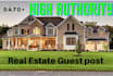 publish guest post on high da real estate blogs