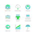 design custom icon set for website and app
