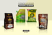 do pouch packaging design with 3d mockup
