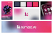 design saas startup, ai technology, tech software, app logo and branding kit